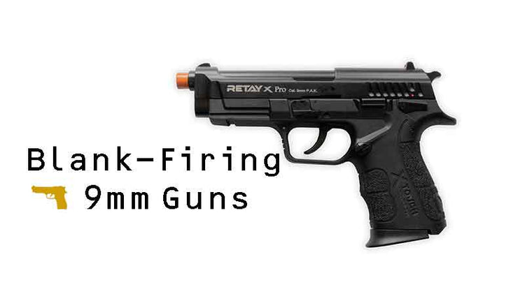 Blank-Firing 9mm Guns