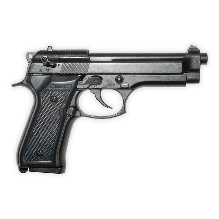 Kimar Model 92 Blank-Firing Pistol | Semi-Auto 8mm PAK | Blued Finish