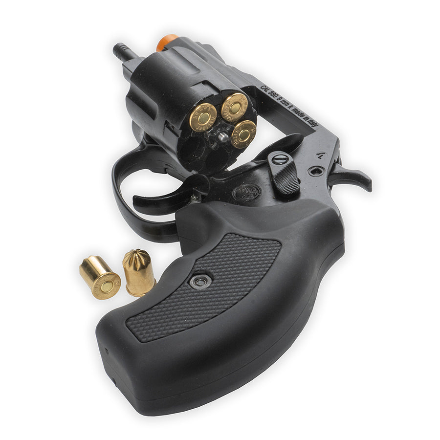 .38 Special 2" Barrel Blank-Firing Revolver | Front-Firing .380 Caliber | Black Finish