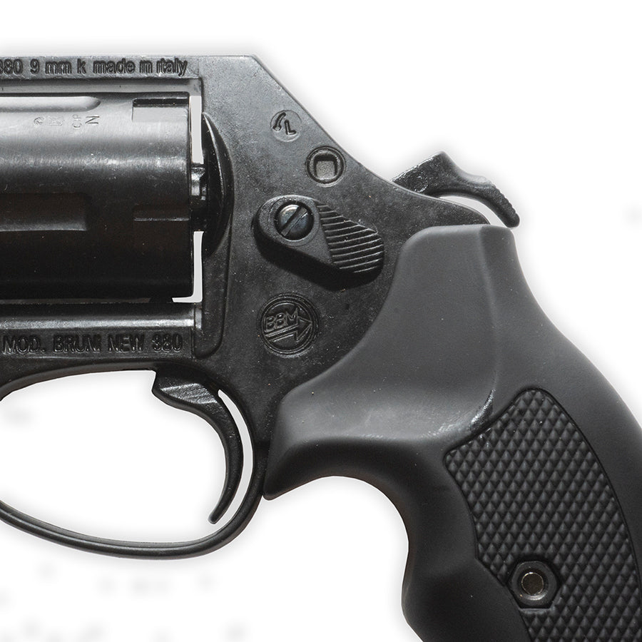 .38 Special 2" Barrel Blank-Firing Revolver | Front-Firing .380 Caliber | Black Finish