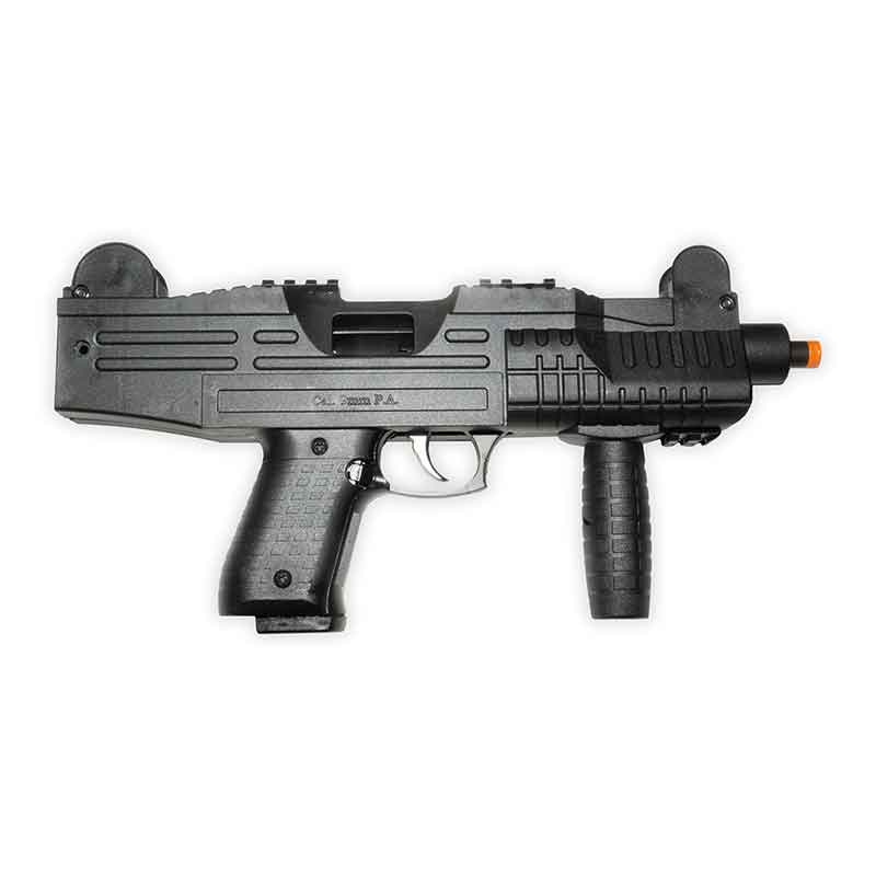ASI Blank-Firing Submachine Gun | Fully Automatic Front-Firing 9mm PAK | Matte Black Finish