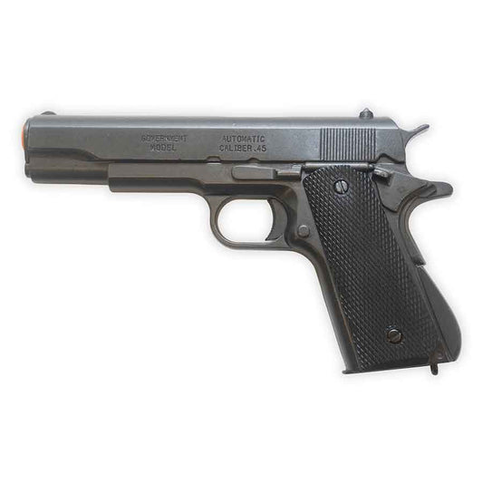 Non-Firing M1911 Replica | Non-Removable Magazine | Blued Finish with Scored Grips