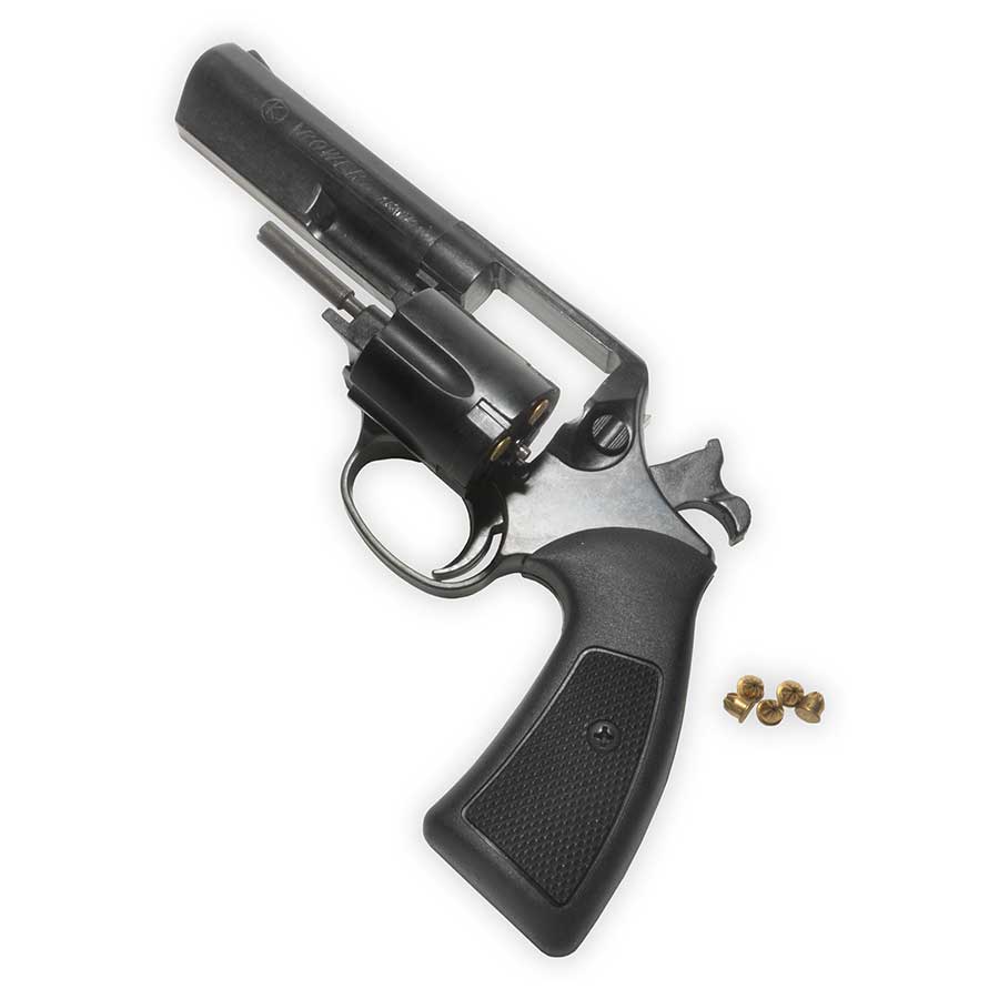 Kimar Power Blank-Firing Revolver | Top-Firing .22 Caliber | Blued Finish