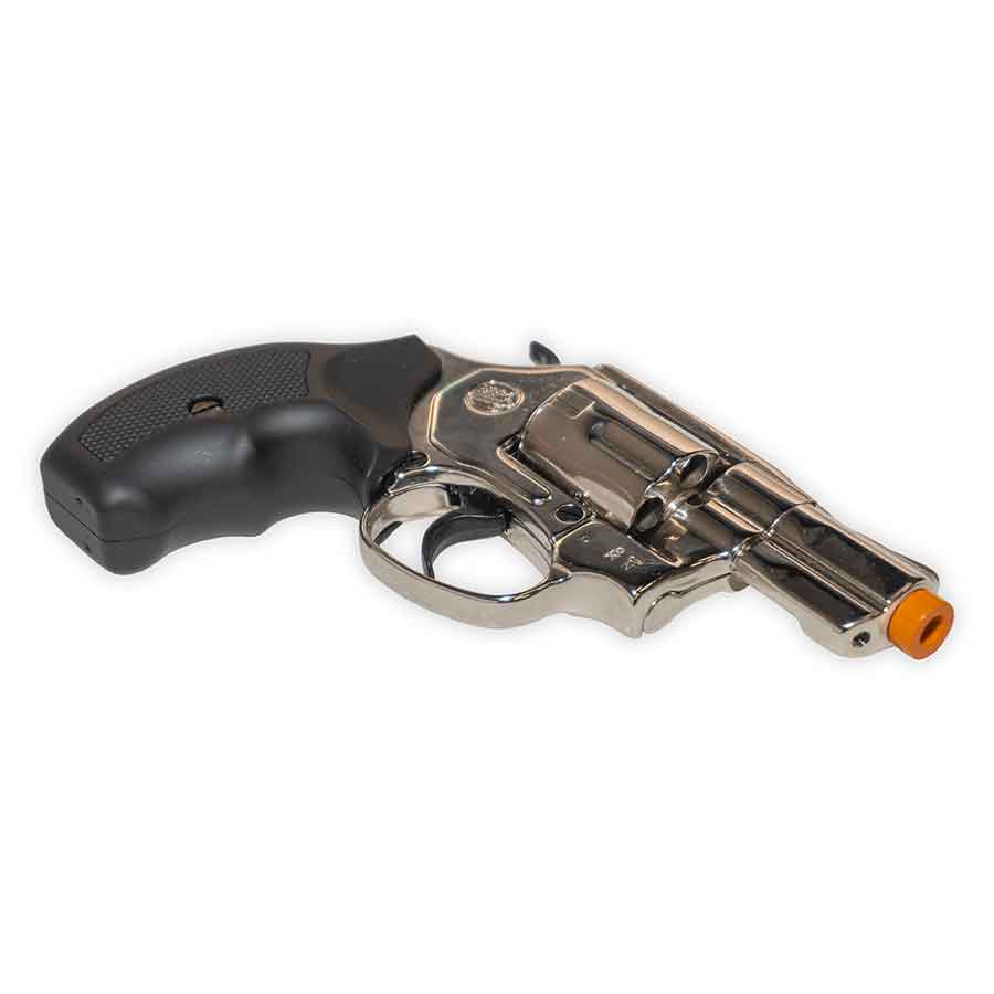 .38 Special Blank-Firing Revolver | Front Firing 2" Barrel .380 Cal | Nickel Finish