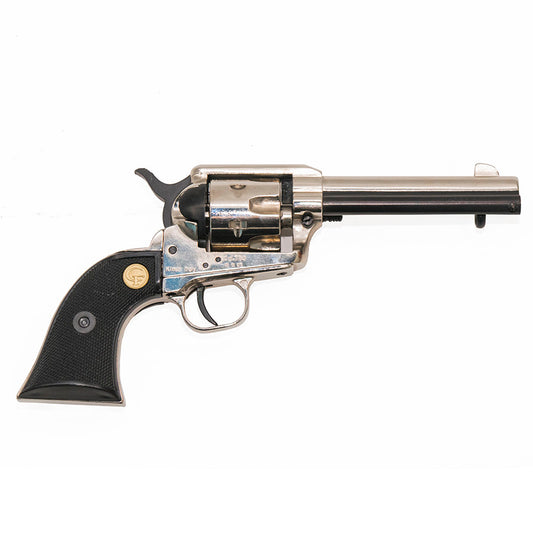 Kimar Blank-Firing Single Action Revolver | Top-Firing .380 Caliber | Nickel Finish