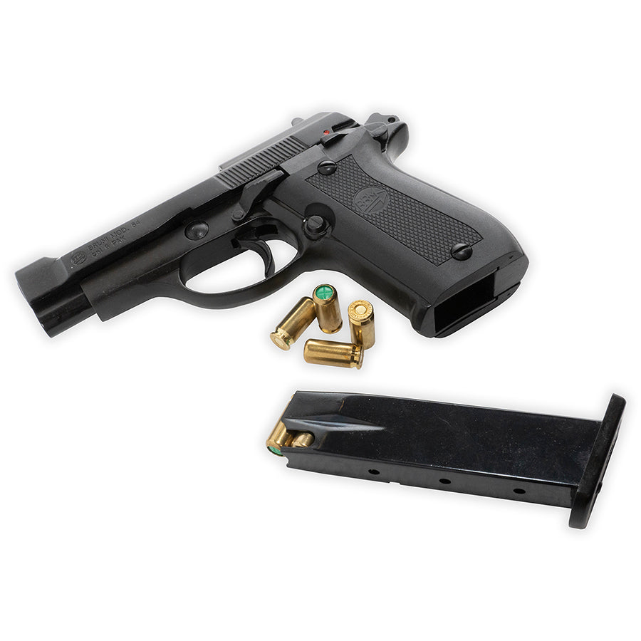 Bruni Model 84 Blank-Firing Pistol | Semi-Auto 9mm PAK | Black Finish