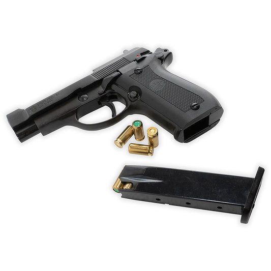 Pistola de fogueo Bruni Modelo 84 | Semiautomática, calibre 9 mm PAK | Acabado pavonado