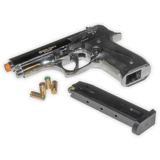 Ekol Dicle 8000 Blank-Firing Pistol | Front-Firing Semi-Auto 9mm PAK | Nickel Finish