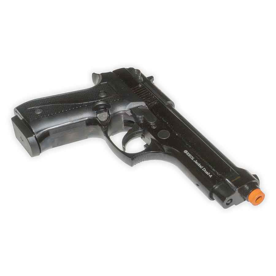 Jackal Dual Blank-Firing Pistol | Full-Auto Front-Firing 9mm PAK | Blued Finish