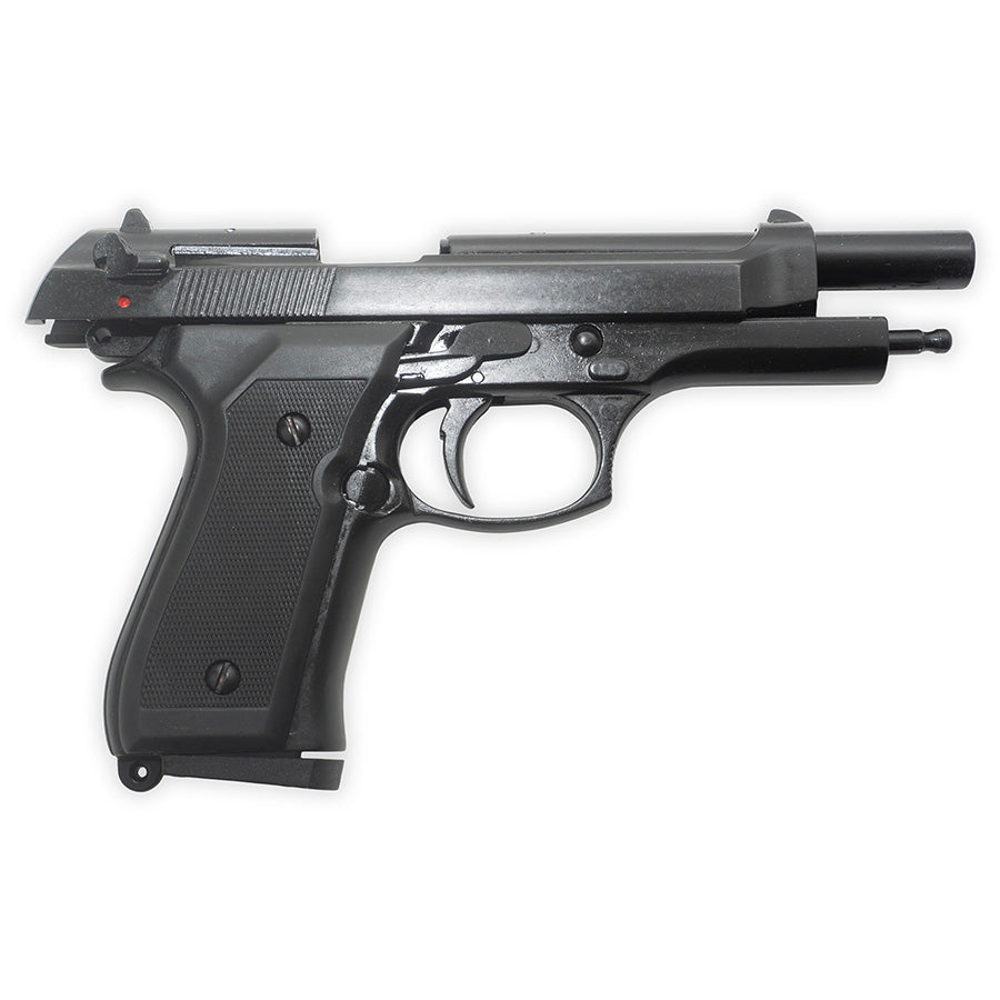 Bruni Mod 92 Semi-Auto Blank-Firing Pistol | Side-Firing 8mm PAK | Blued Finish