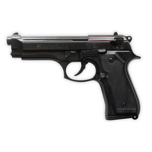 Bruni Model 92 Blank-Firing Pistol | Semi Auto Top-Firing 9mm PAK | Black Finish