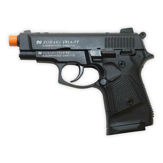 Zoraki 2914 Blank-Firing Pistol | Semi-Auto Front-Firing 9mm PAK | Blued Finish