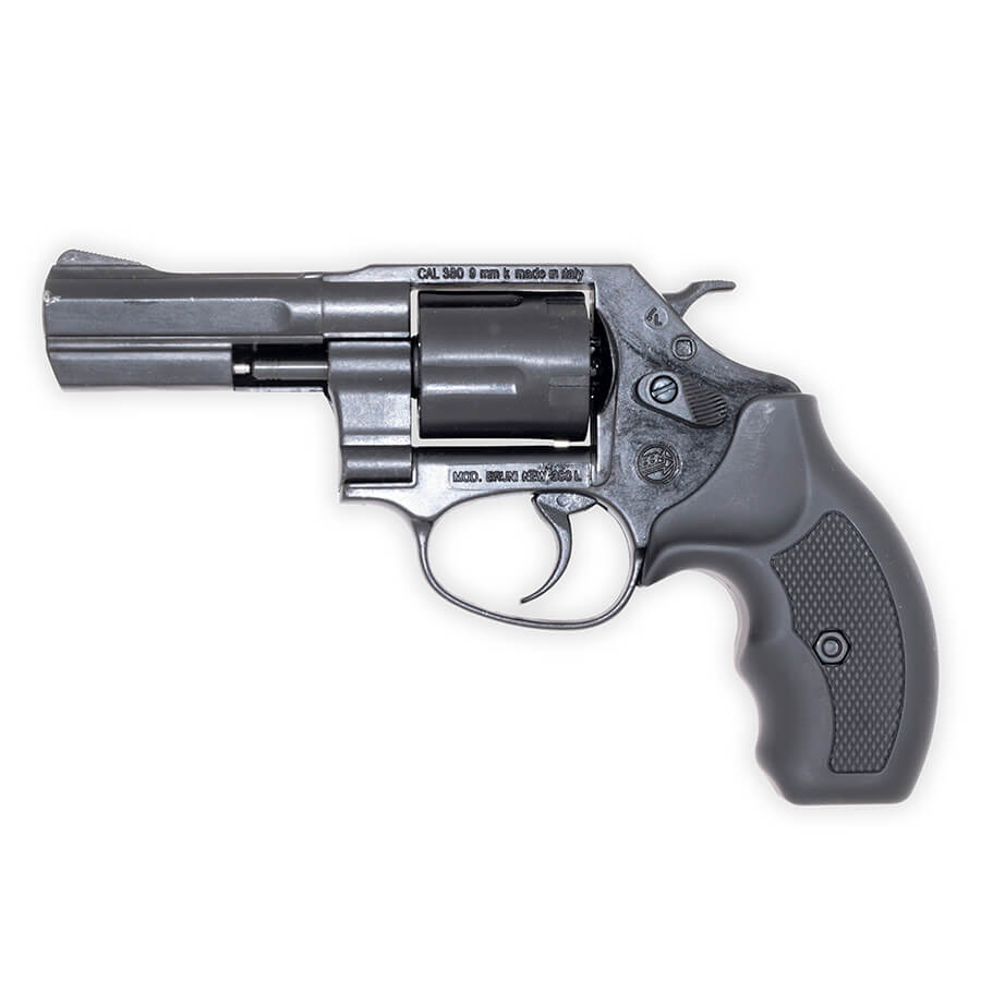 Bruni .38 Special 3" Barrel Blank-Firing Revolver | Side-Firing .380 Caliber | Blued Finish
