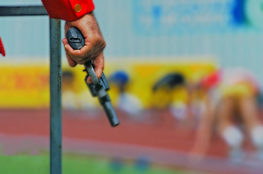 Using blank ammo for track and field competitions
