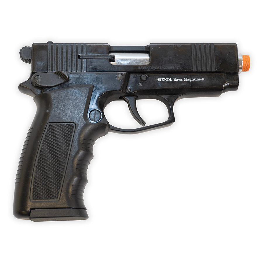 Ekol Sava Magnum | 9mm PAK Blank-Firing Pistol | Blued Finish