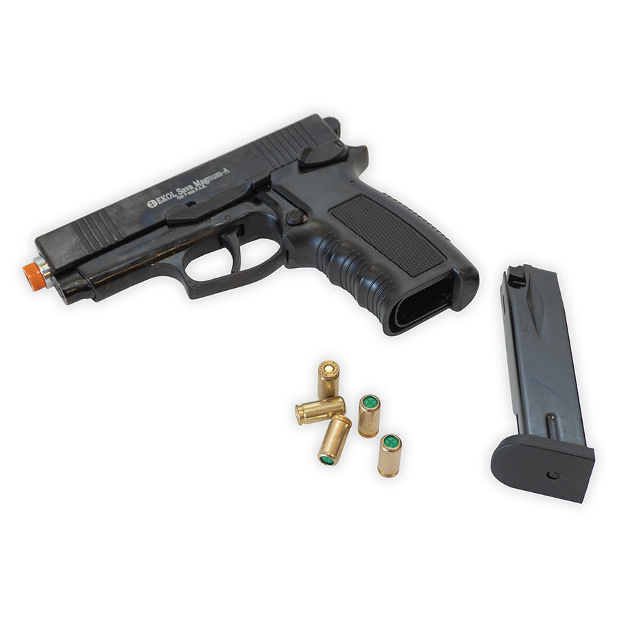 Ekol Sava Magnum | 9mm PAK Blank-Firing Pistol | Blued Finish