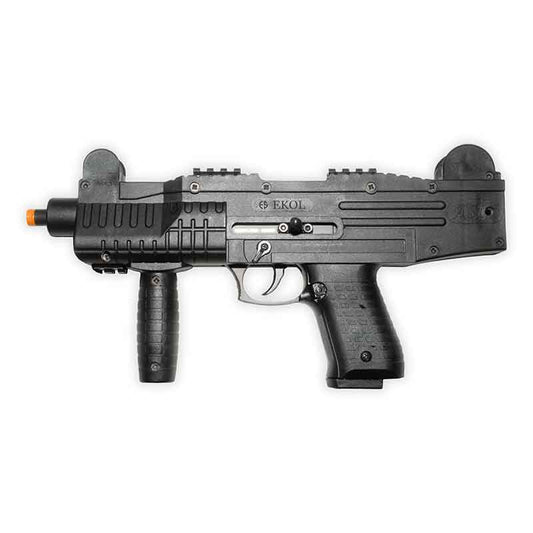 Subfusil de fogueo ASI | Disparo frontal totalmente automático | 9 mm PAK | Acabado negro mate