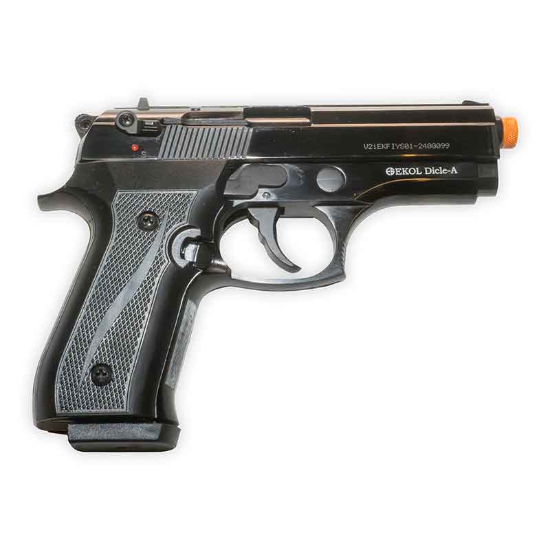 Ekol Dicle Blank-Firing Pistol | Front-Firing 9mm PAK | Blued Finish
