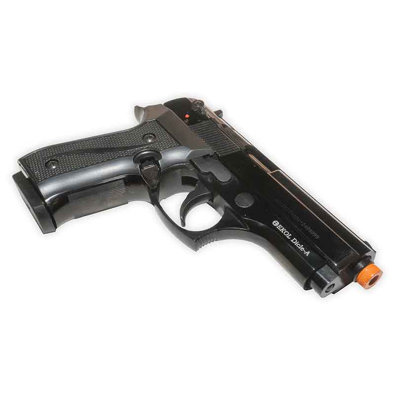 Ekol Dicle Blank-Firing Pistol | Front-Firing 9mm PAK | Blued Finish