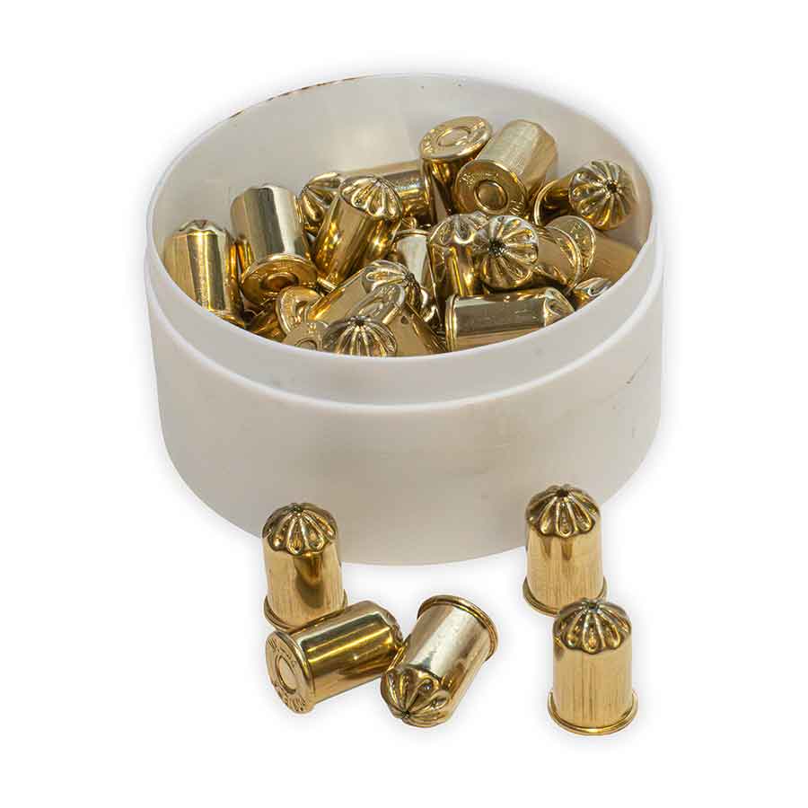 Munición de fogueo de latón calibre .380 (9 mm RK) Carga de fábrica | 50 cartuchos