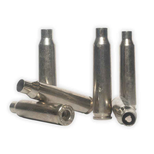 Empty Nickel Plated Brass .223 Cartridges