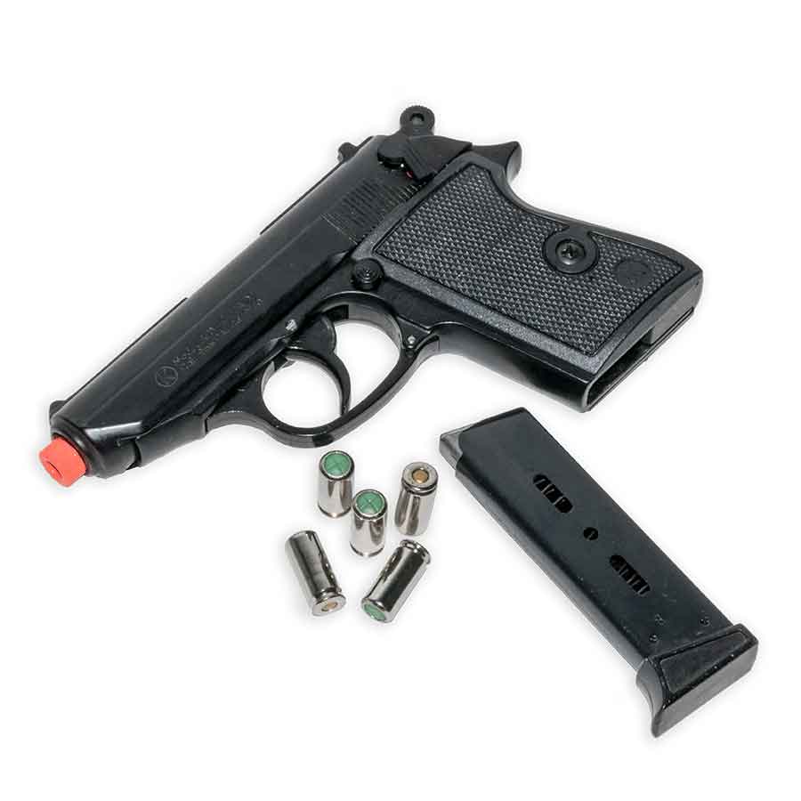 Lady K Blank-Firing Pistol | Semi-Auto Front-Firing 9mm PAK | Blued Finish