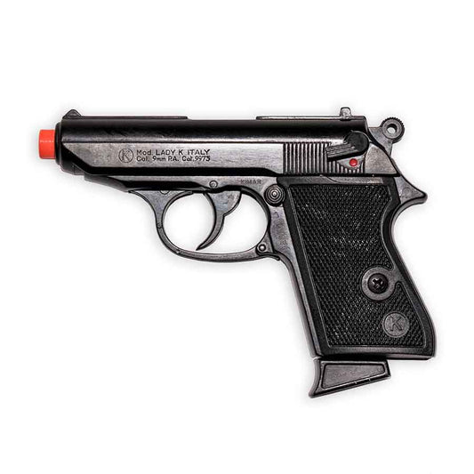 Lady K Blank-Firing Pistol | Semi-Auto Front-Firing 9mm PAK | Blued Finish