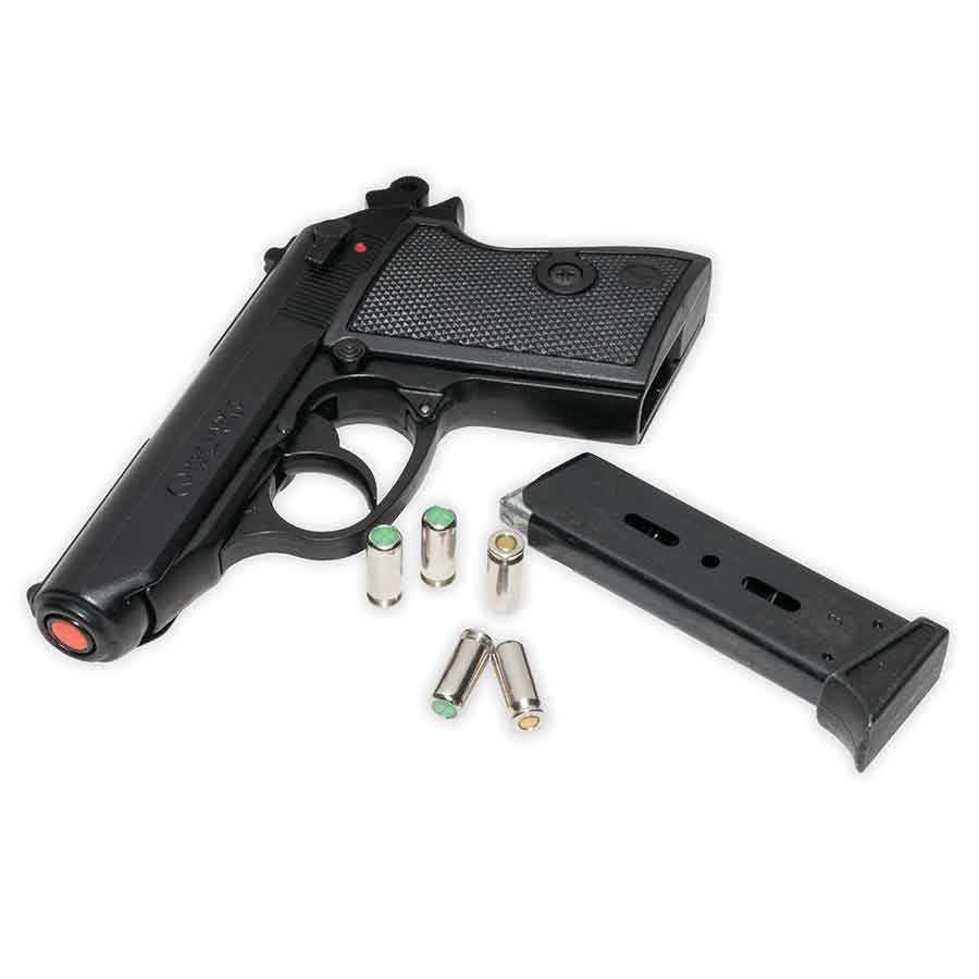 Kimar Lady K Blank-Firing Pistol | Semi-Auto Top-Firing 8mm PAK | Blued Finish