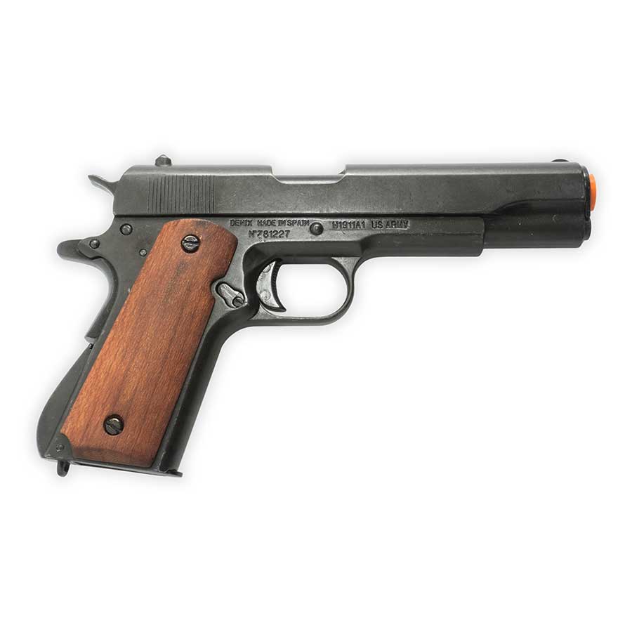 Non-Firing M1911 Replica | Removable Magazine | Wooden Grips