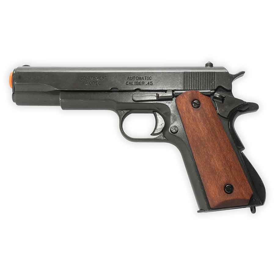 Non-Firing M1911 Replica | Removable Magazine | Wooden Grips