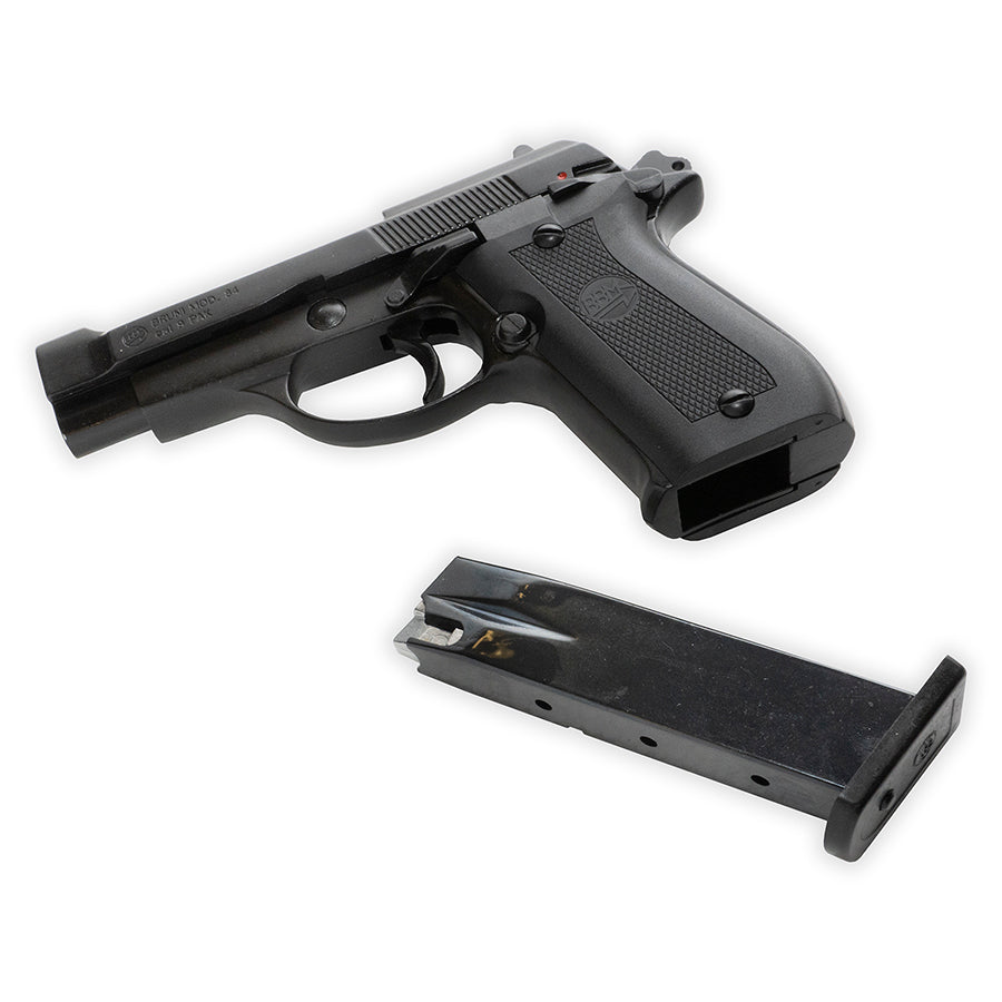 Bruni Model 84  Blank-Firing Pistol | Semi-Auto 9mm PAK | Black Finish