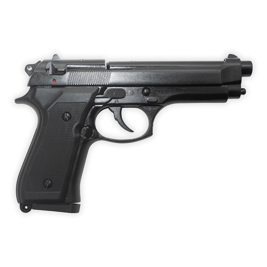 Bruni Mod 92 Semi-Auto Blank-Firing Pistol | Side-Firing 8mm PAK | Blued Finish