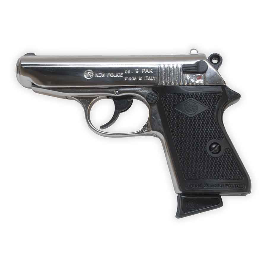 Bruni Lady K Blank-Firing Pistol – 9mm PAK – Nickel