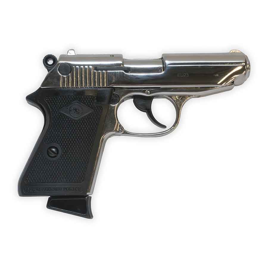 Bruni Lady K Blank-Firing Pistol – 9mm PAK – Nickel