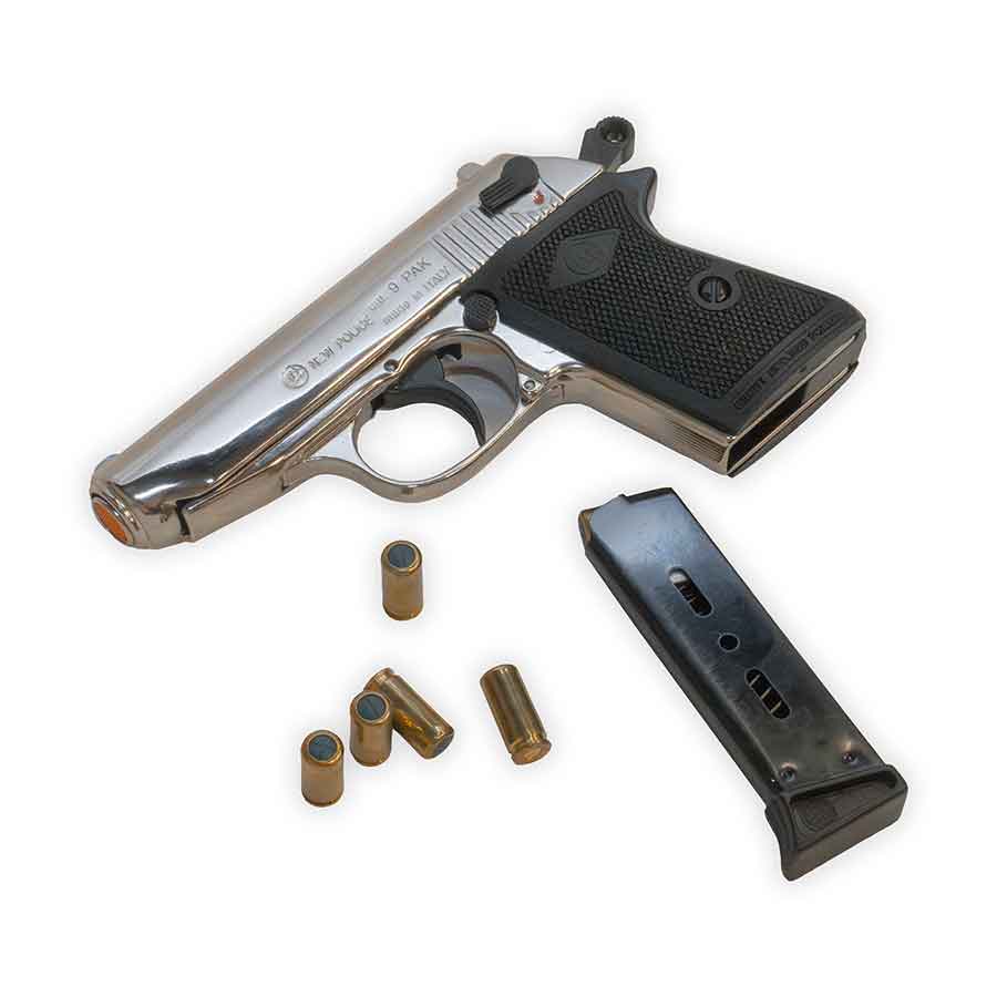 Bruni Lady K Blank-Firing Pistol – 9mm PAK – Nickel