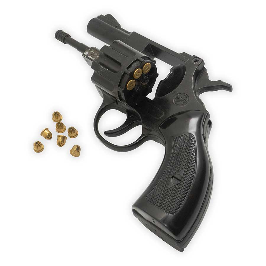 Olympic 6 Blank-Firing Revolver | Top-Firing .22 Caliber | Blued Finish