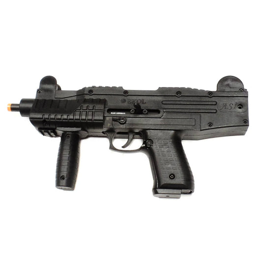 ASI Blank-Firing Submachine Gun | Fully Automatic Front Firing 9mm PAK | Matte Black Finish