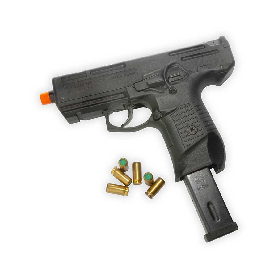 ZORAKI 925 Blank-Firing Pistol | Full-Auto Front-Firing 9mm PAK | Black Finish