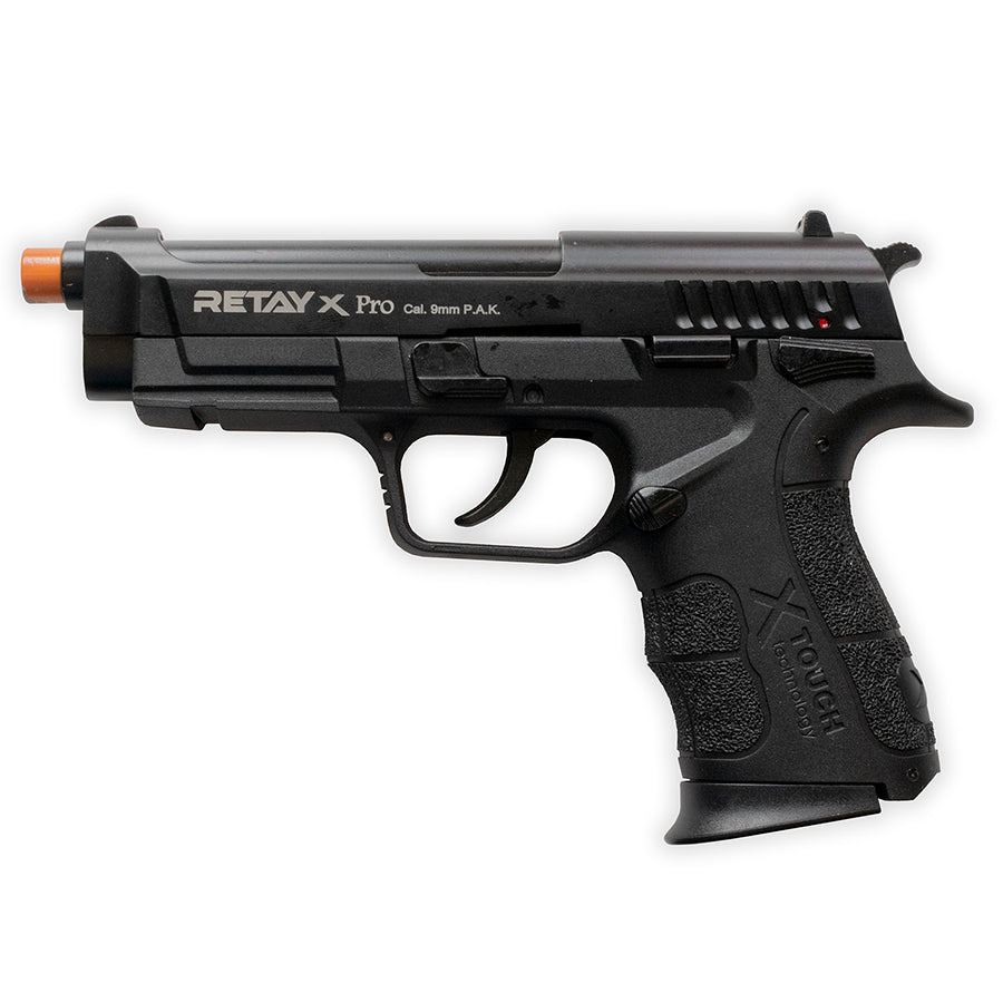 Retay XPRO Front-Firing Blank Pistol Black Finish 9mm PAK