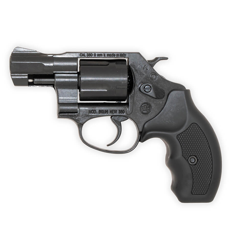 .38 Special 2" Barrel Blank-Firing Revolver | Side-Firing .380 Caliber | Black Finish