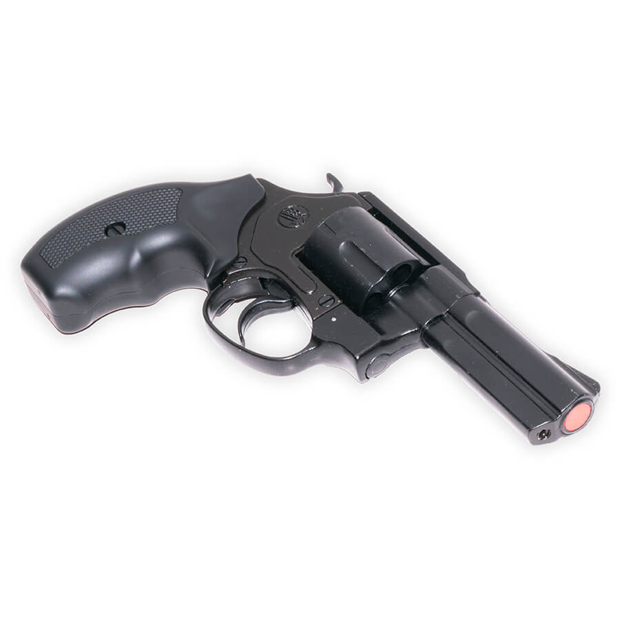 .38 Special 3" Barrel Blank-Firing Revolver | Side-Firing .380 Caliber | Black Finish